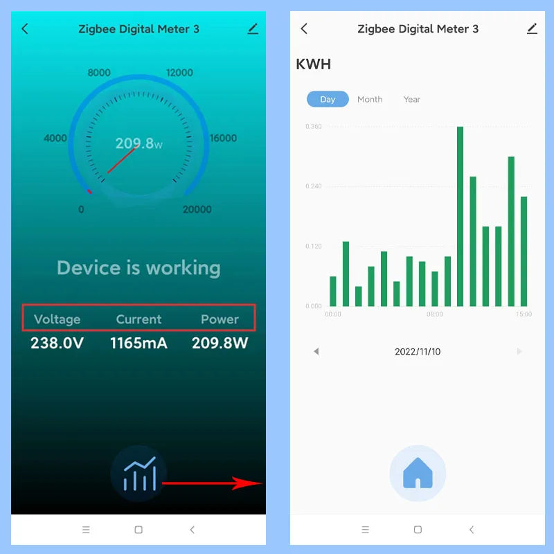 “ZigBee Smart Energy Monitor 80A – Power Meter with CT Clamp Sensor for Tuya Smart Life App”