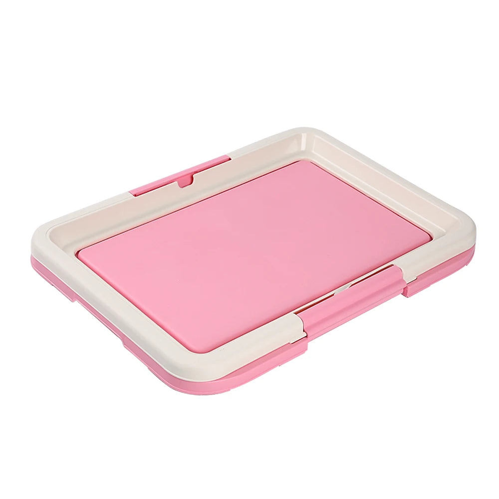 "Portable Dog Potty Training Toilet β Indoor Pet Litter Box for Small Dogs & Cats, Easy to Clean"