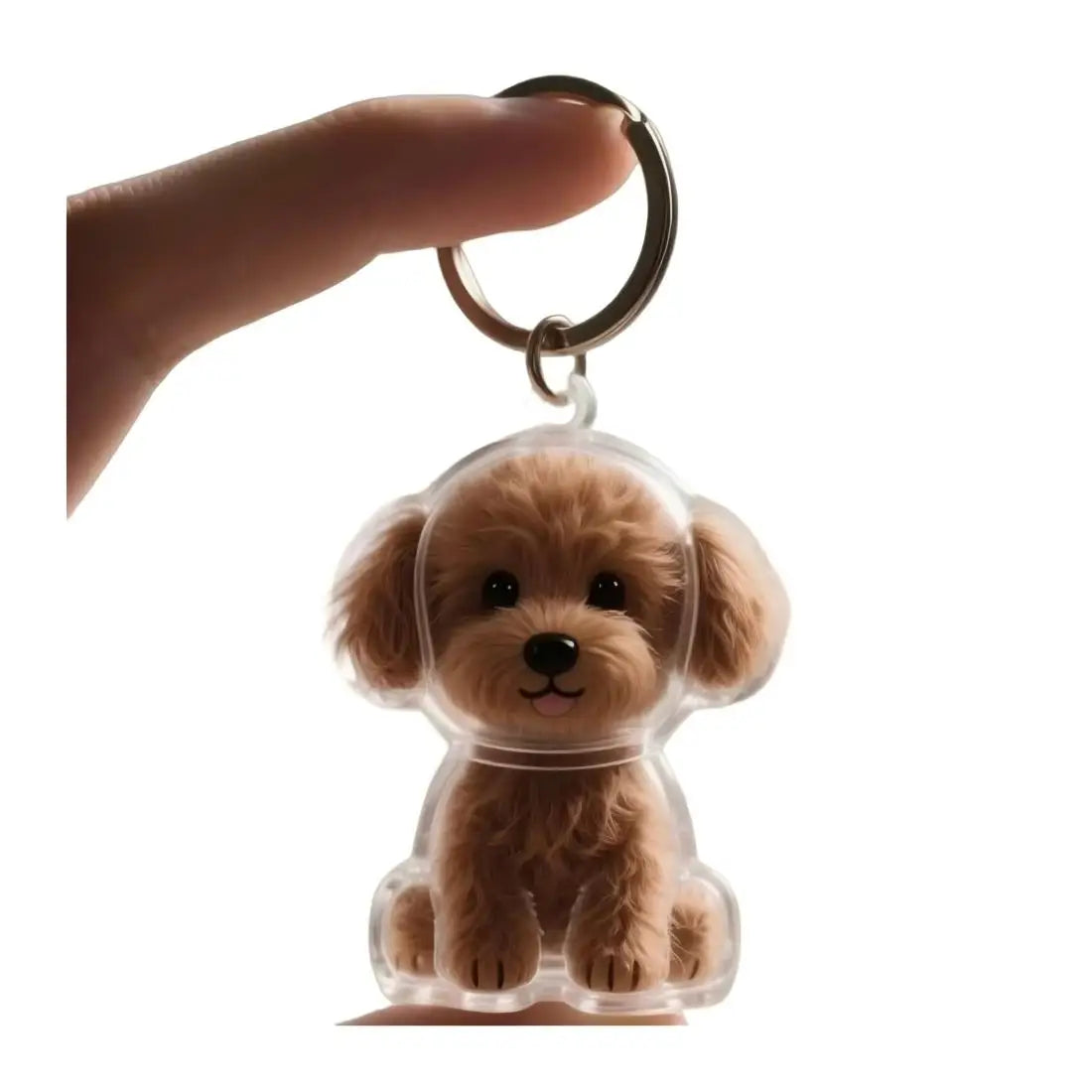 Pet Hair Keepsake Capsule – Memorial Keychain Bottle for Dog & Cat Fur | Transparent DIY Storage Pendant"