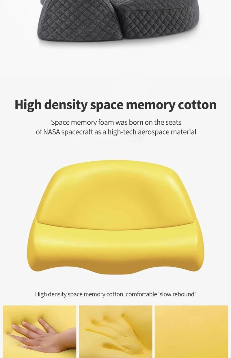 Ergonomic Memory Foam Cervical Pillow – Orthopedic Contour Bed Pillow for Side & Back Sleepers | Neck Pain Relief