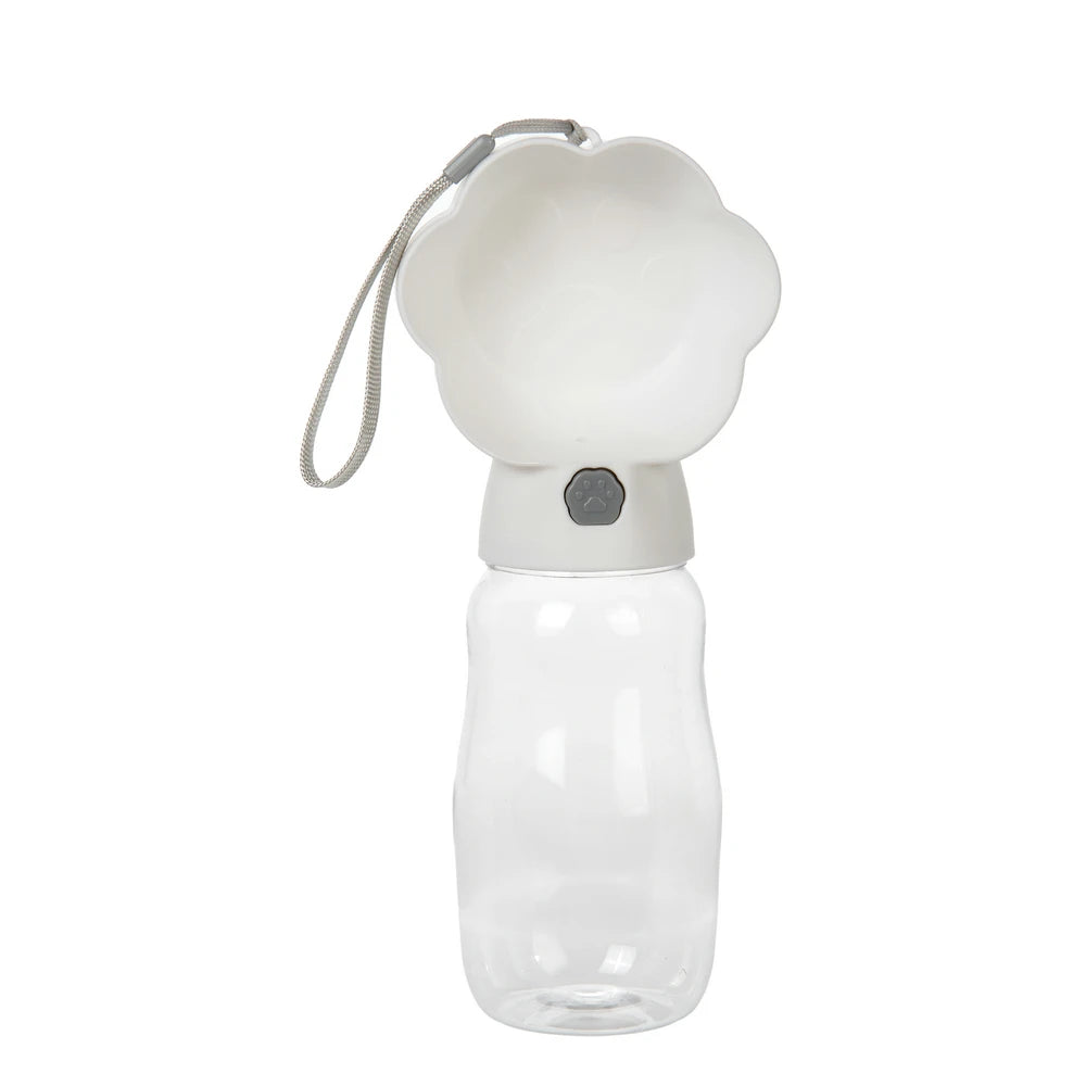 2-in-1 Portable Dog Water Bottle with Food Container – Leakproof Travel Bowl for Dogs & Cats