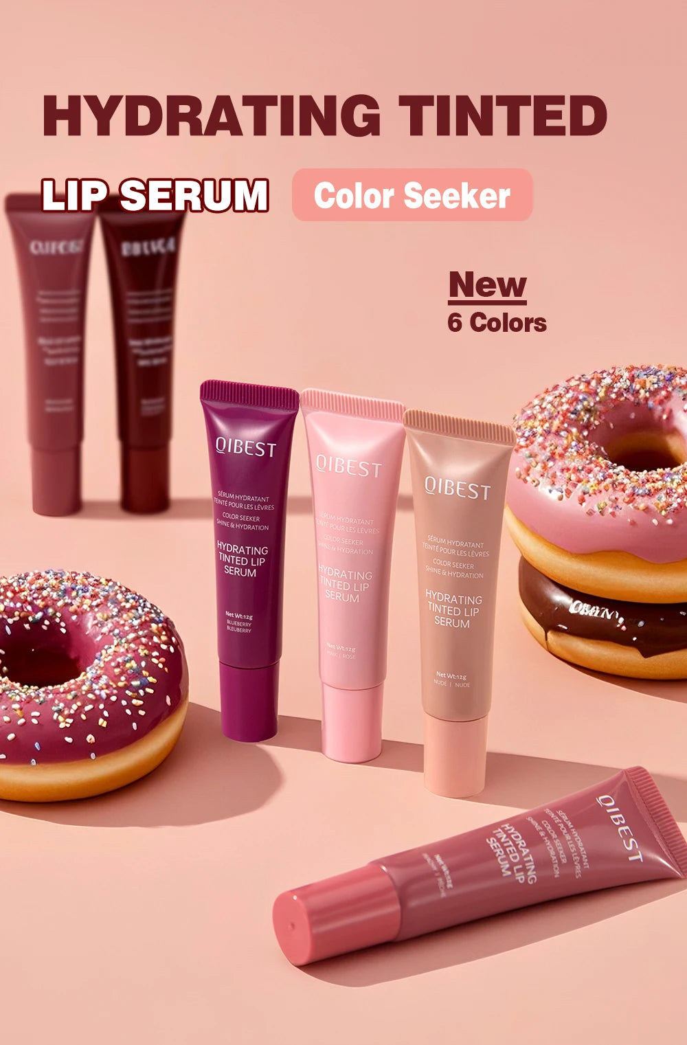1PC Moisturizing Lip Gloss, Waterproof and Sweatproof, Easy to Apply, Non Fading, Non Staining, Creating Perfect Lip Makeup