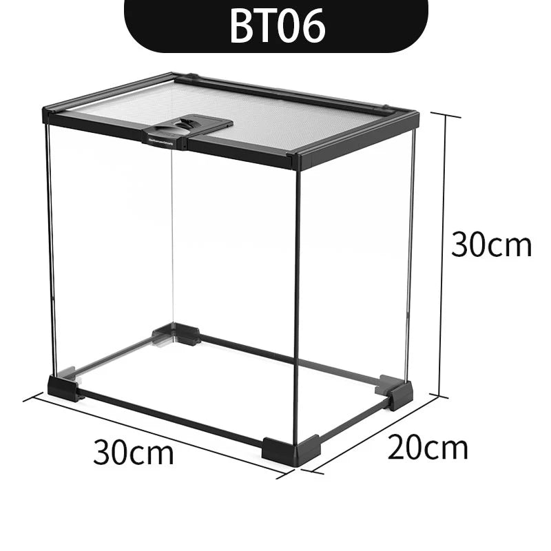 Eco Rainforest Glass Terrarium β Ideal for Lizards, Frogs, Crabs & Spiders