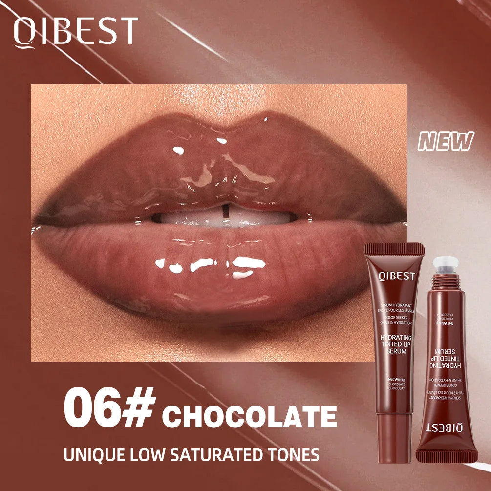 QIBEST Crystal Lip Balm Moisturizing Lip Gloss Oil Jelly Lipgloss Long Lasting Liquid Lipstick Hydrating Tinted Lip Serum Makeup