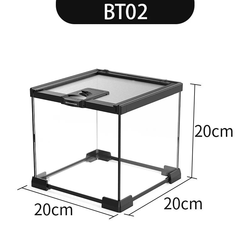Eco Rainforest Glass Terrarium β Ideal for Lizards, Frogs, Crabs & Spiders