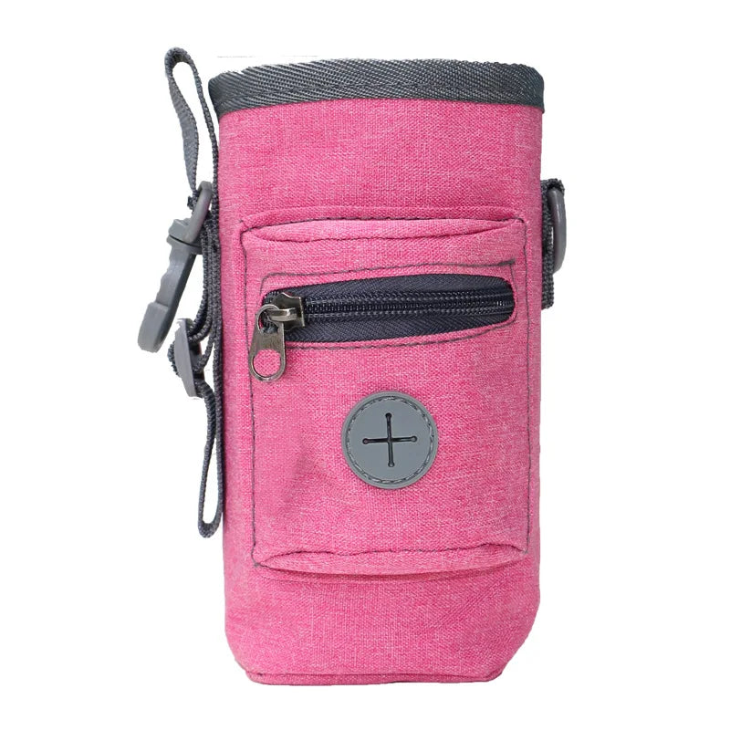 "Portable Dog Treat Training Pouch β Outdoor Snack Bag for Pets with Clip & Drawstring"