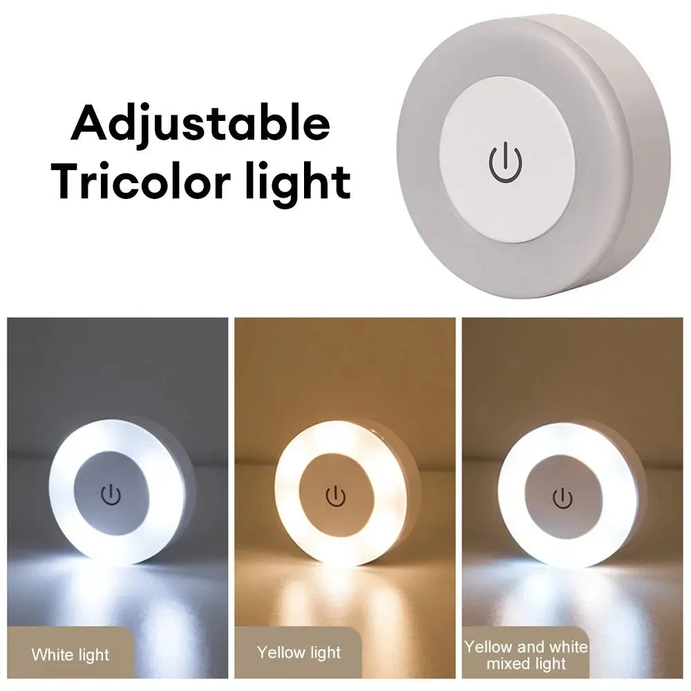 USB Rechargeable LED Night Light – Energy-Saving Motion Sensor Wall Lamp for Hallway, Bedroom & Closet