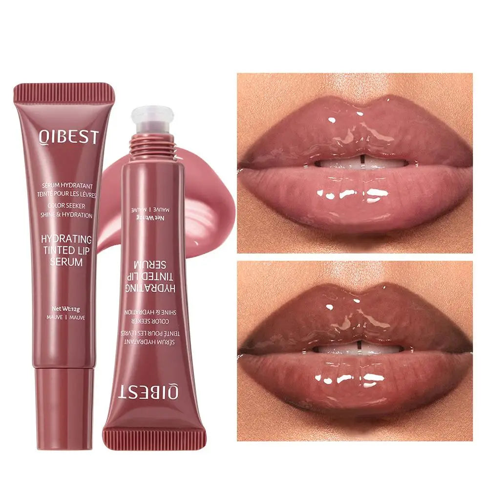 12G Colored Lip Gloss Liquid Hydrating And Moisturizing, Light And Shiny Lip Balm, Water Gloss Lip Glaze Moisturizing Lip Milk