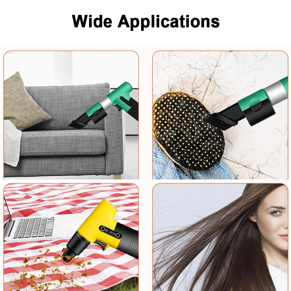 High-Speed Air Blower Turbo Jet Fan – 130,000RPM / 120,000RPM Brushless Motor, Handheld, USB Rechargeable Dust Cleanerl