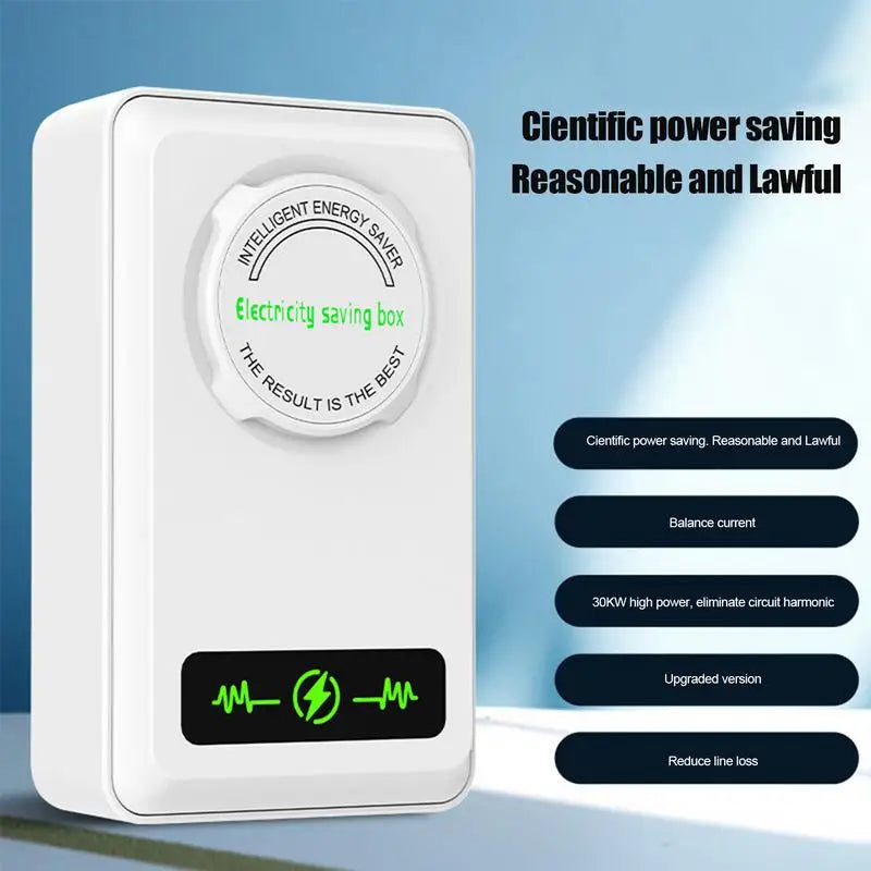 Plug-in Energy Saver 30KW – Portable Power Saving Device for Household Appliances”