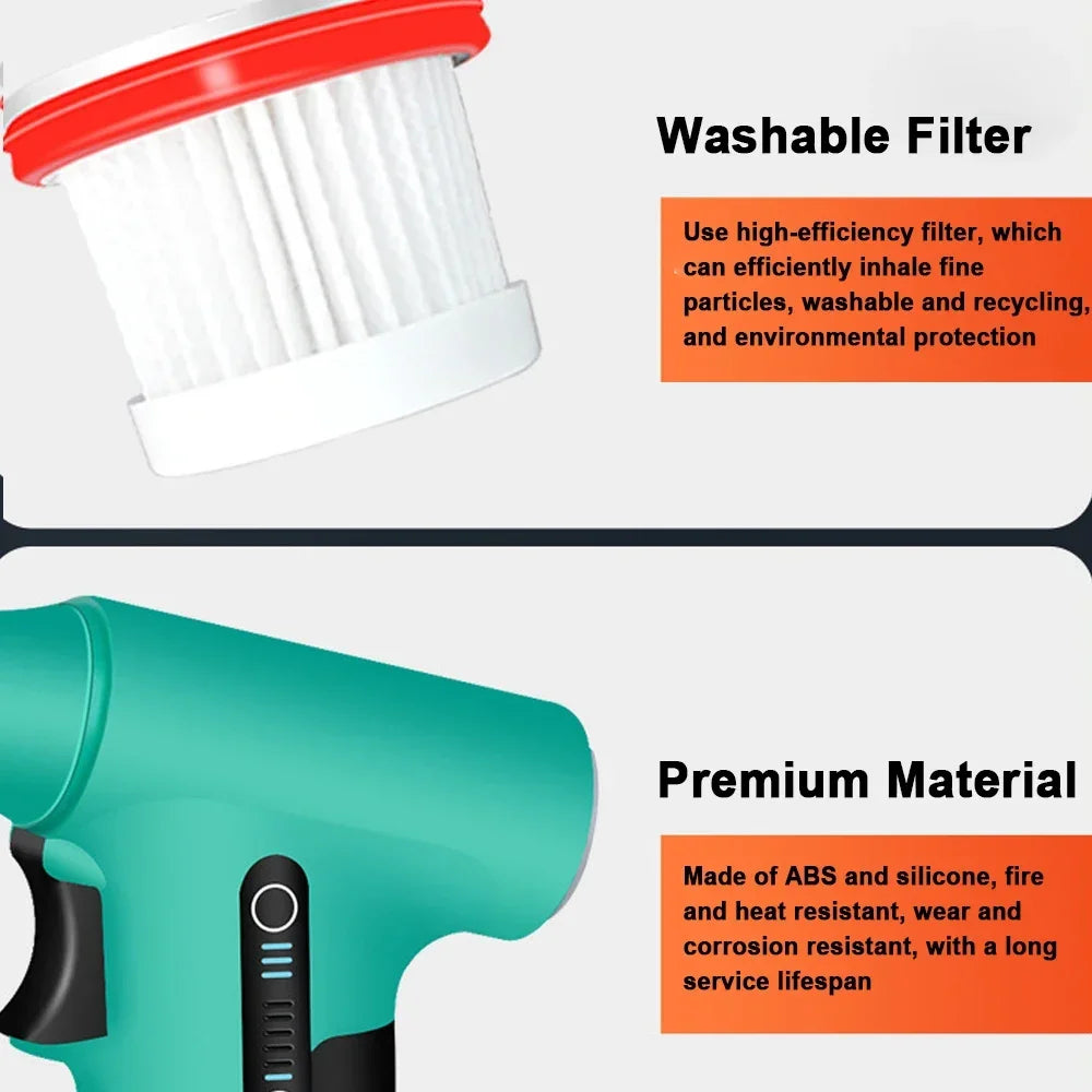 High-Speed Air Blower Turbo Jet Fan – 130,000RPM / 120,000RPM Brushless Motor, Handheld, USB Rechargeable Dust Cleanerl