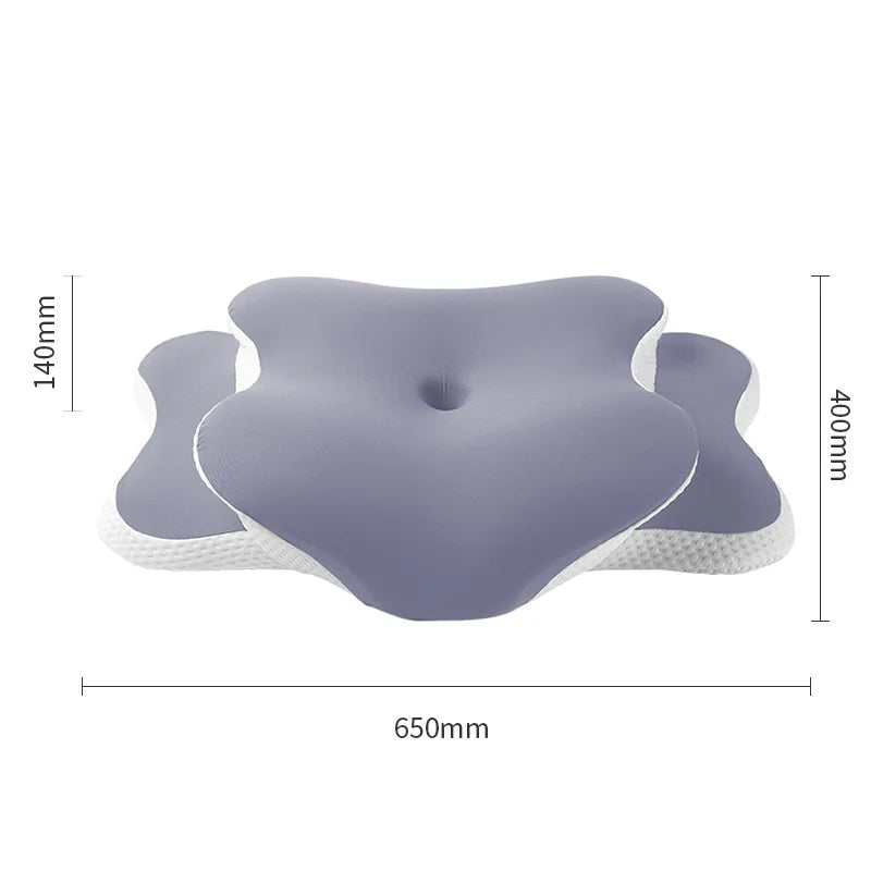 Ergonomic Cervical Memory Foam Pillow – Neck & Shoulder Pain Relief with Ice Silk Pillowcase | Orthopedic Sleeping Support