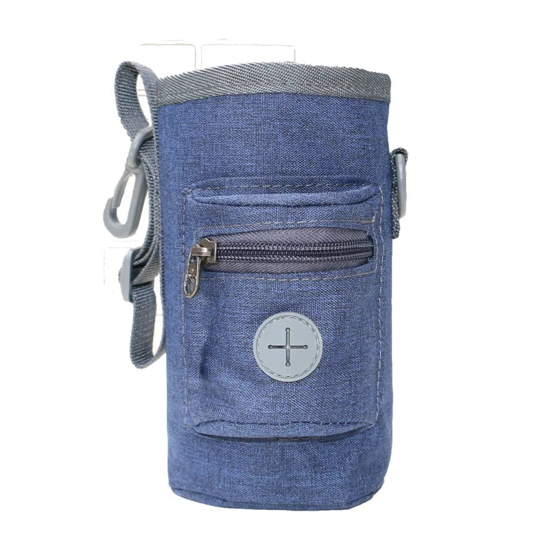 "Portable Dog Treat Training Pouch β Outdoor Snack Bag for Pets with Clip & Drawstring"