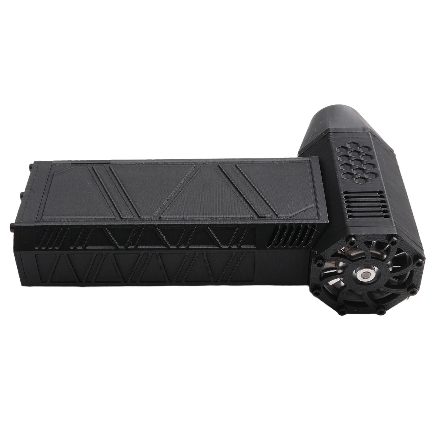 Black Industrial Blower Fan – 130,000RPM Brushless Motor, 180W Power, 4000mAh Battery, Heavy-Duty Dust Remover