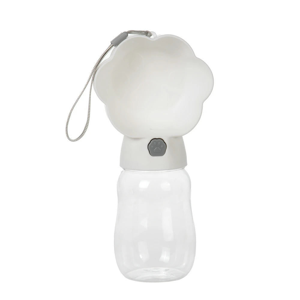2-in-1 Portable Dog Water Bottle with Food Container – Leakproof Travel Bowl for Dogs & Cats