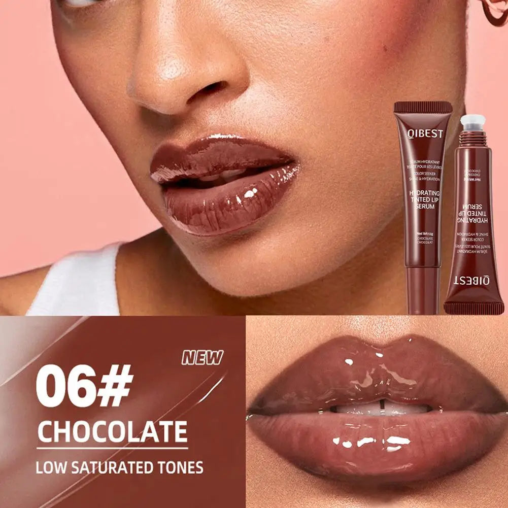 12G Colored Lip Gloss Liquid Hydrating And Moisturizing, Light And Shiny Lip Balm, Water Gloss Lip Glaze Moisturizing Lip Milk