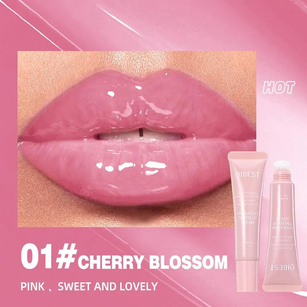 12G Colored Lip Gloss Liquid Hydrating And Moisturizing, Light And Shiny Lip Balm, Water Gloss Lip Glaze Moisturizing Lip Milk