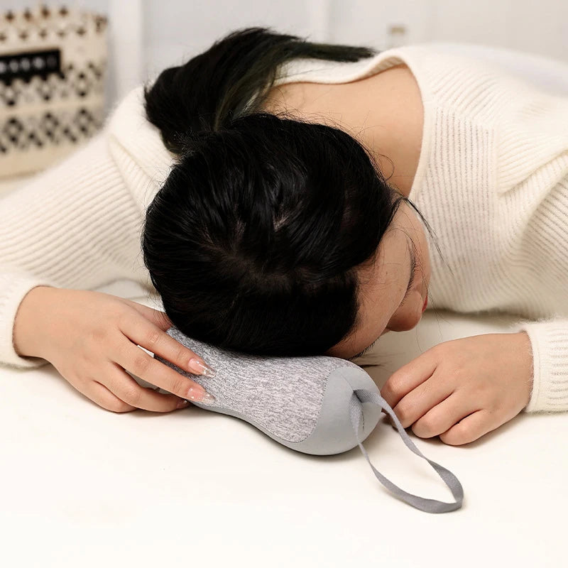 Travel Neck Pillow – Portable U-Shaped Memory Foam Pillow for Airplane, Car & Office | Neck Support & Comfort