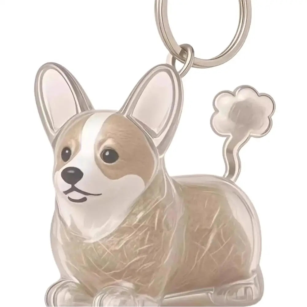 Pet Hair Keepsake Capsule – Memorial Keychain Bottle for Dog & Cat Fur | Transparent DIY Storage Pendant"