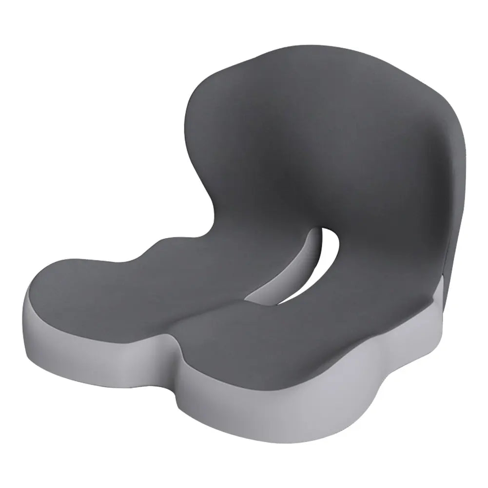 Memory Foam Office Chair Cushion with Lumbar Support – L-Shaped Seat & Backrest Pad for Car, Truck & Home Office