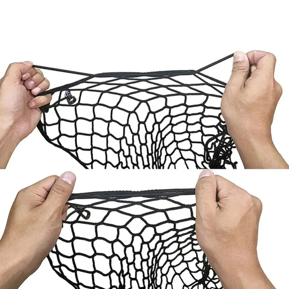 "Dog Car Trunk Barrier Net β Pet Safety Mesh for Back Seat & Cargo β Universal Fit, Easy Installation"