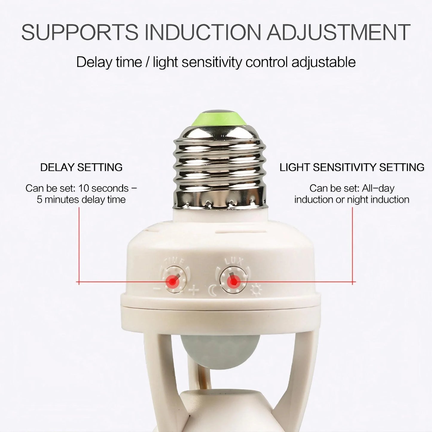 “Smart E27 LED Bulb with Infrared Motion Sensor – Energy-Saving Automatic Lighting”