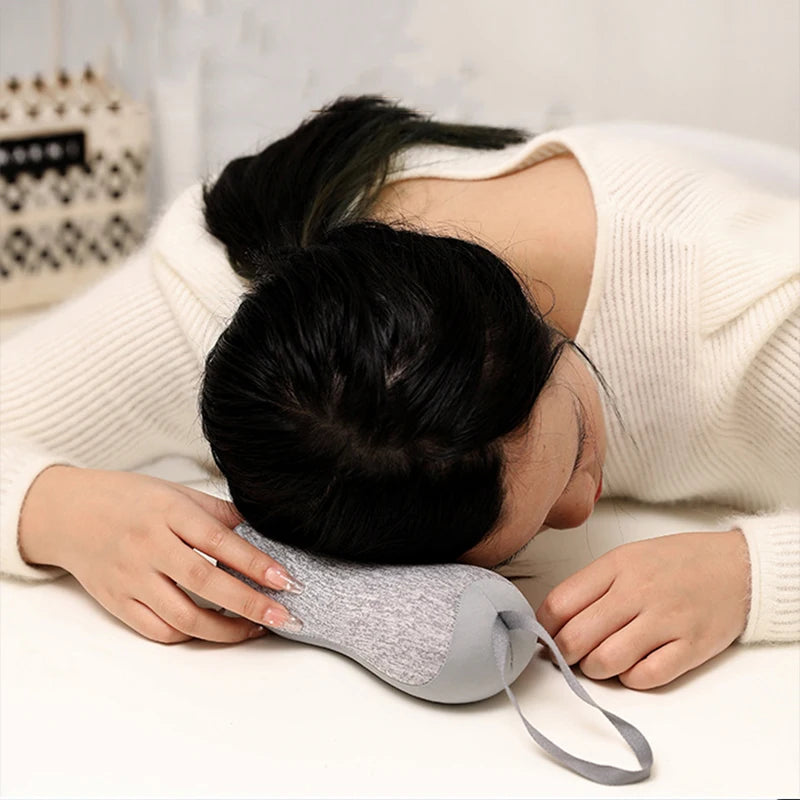 Travel Neck Pillow – Portable U-Shaped Memory Foam Pillow for Airplane, Car & Office | Neck Support & Comfort