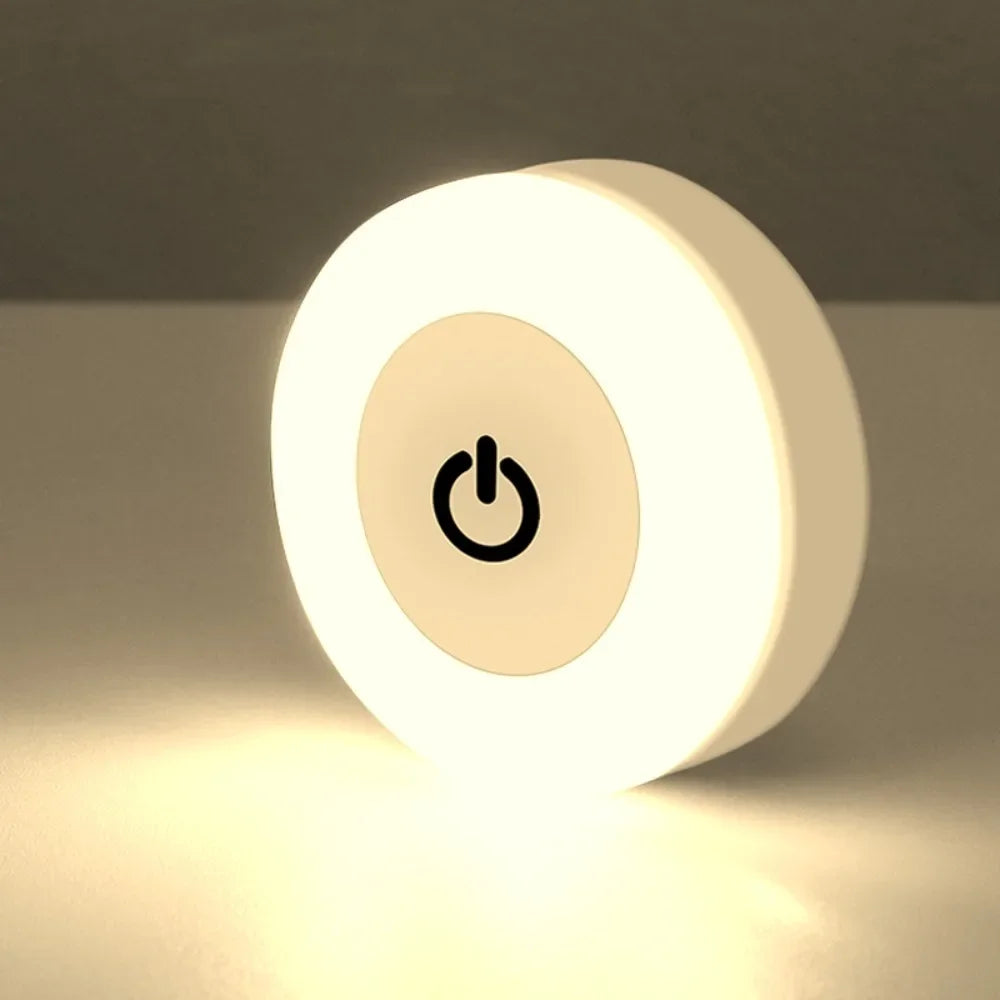USB Rechargeable LED Night Light – Energy-Saving Motion Sensor Wall Lamp for Hallway, Bedroom & Closet