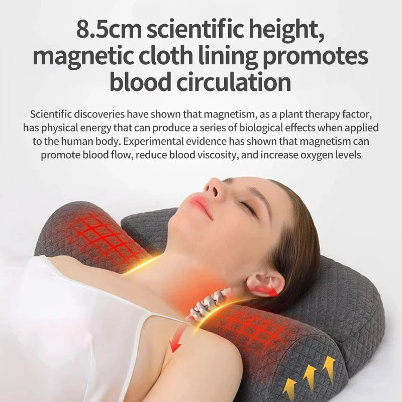 Ergonomic Memory Foam Cervical Pillow – Orthopedic Contour Bed Pillow for Side & Back Sleepers | Neck Pain Relief