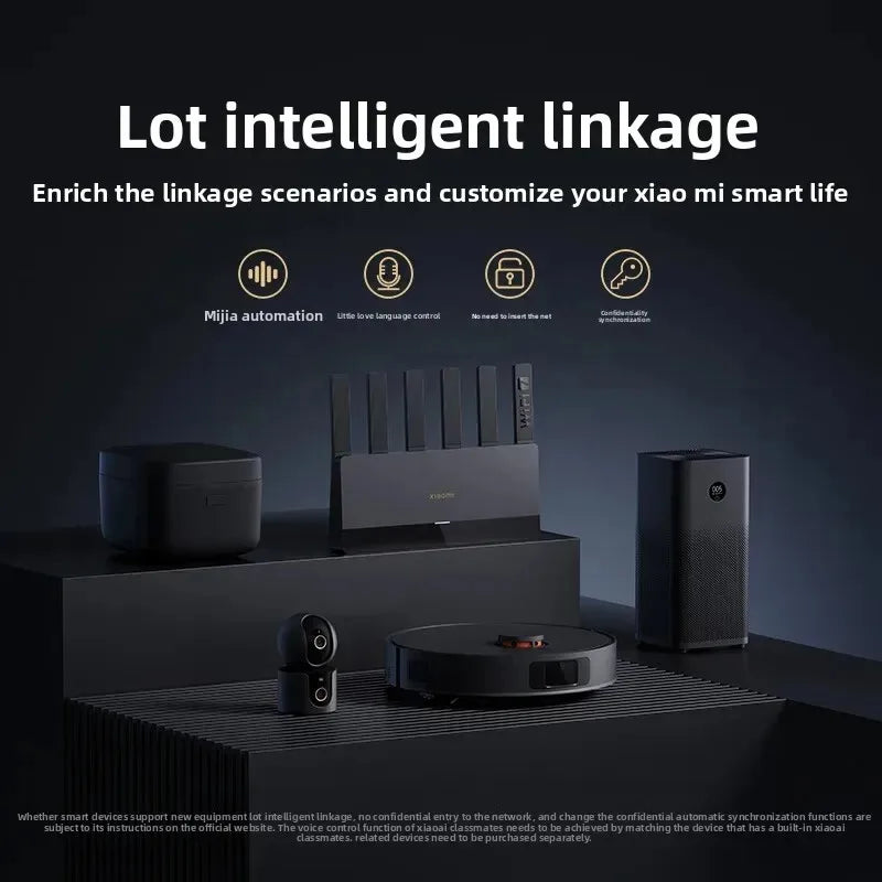 Xiaomi BE6500 WiFi 7 Router – 2.5G LAN, Dual-Band, 4-Core Qualcomm, Mesh Support