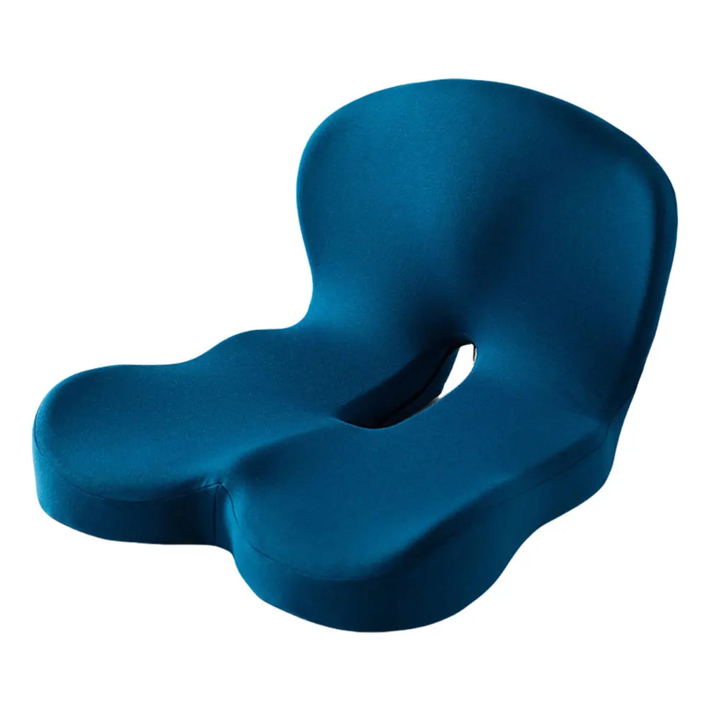 Memory Foam L-Shaped Seat Cushion with Lumbar Support – Ergonomic Chair Pad for Office, Car, Truck & Gaming