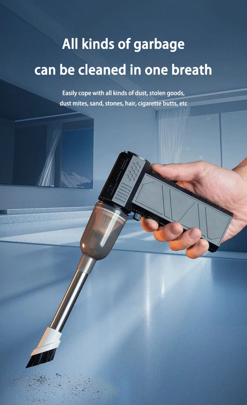 Powerful Air Blower & Vacuum Cleaner 400000RPM – USB-C Rechargeable Dust Remover for Electronics & Home