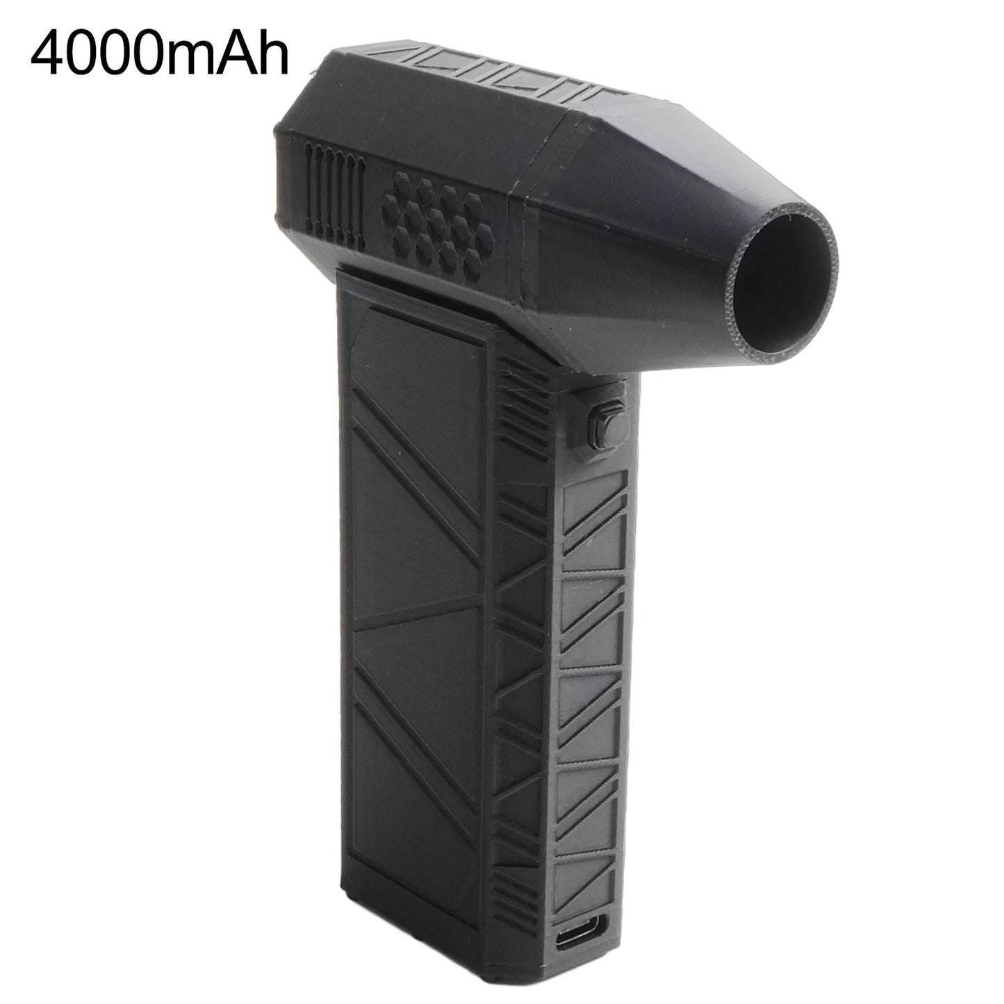 Black Industrial Blower Fan – 130,000RPM Brushless Motor, 180W Power, 4000mAh Battery, Heavy-Duty Dust Remover