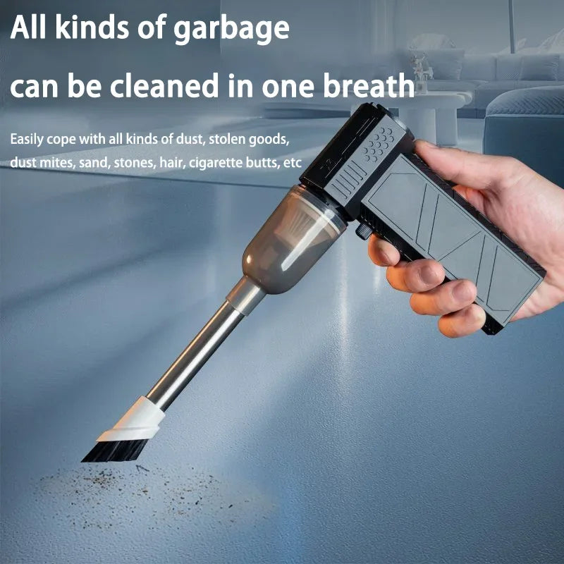 400000RPM Powerful Air Blower & Vacuum Cleaner – USB-C Rechargeable, Brushless Motor, Strong Wind Dust Remover