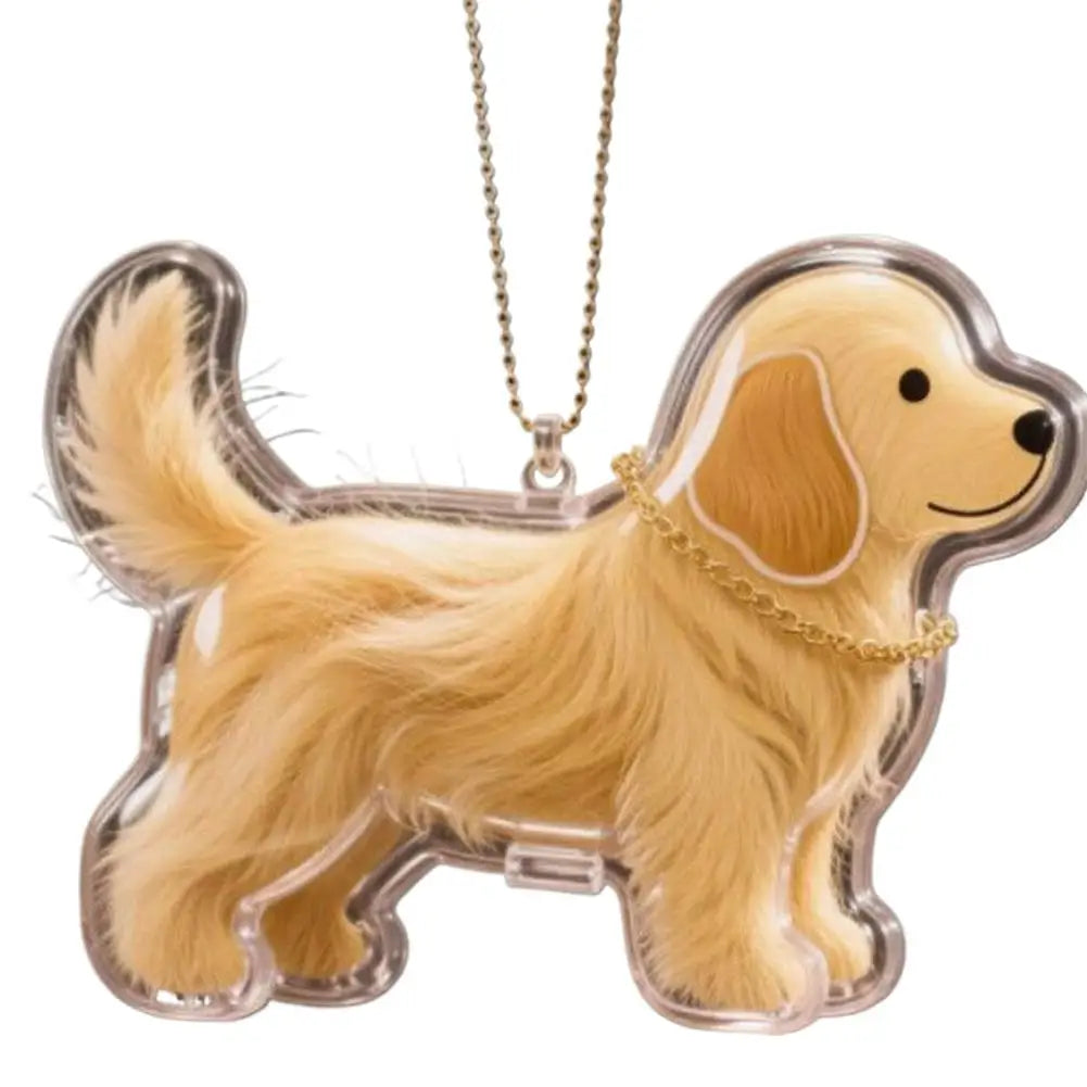 Pet Hair Keepsake Capsule – Memorial Keychain Bottle for Dog & Cat Fur | Transparent DIY Storage Pendant"
