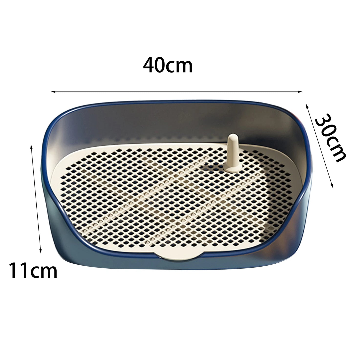 "Portable Indoor Dog Toilet β Anti-Splash Potty Training Tray for Puppies & Small Dogs"