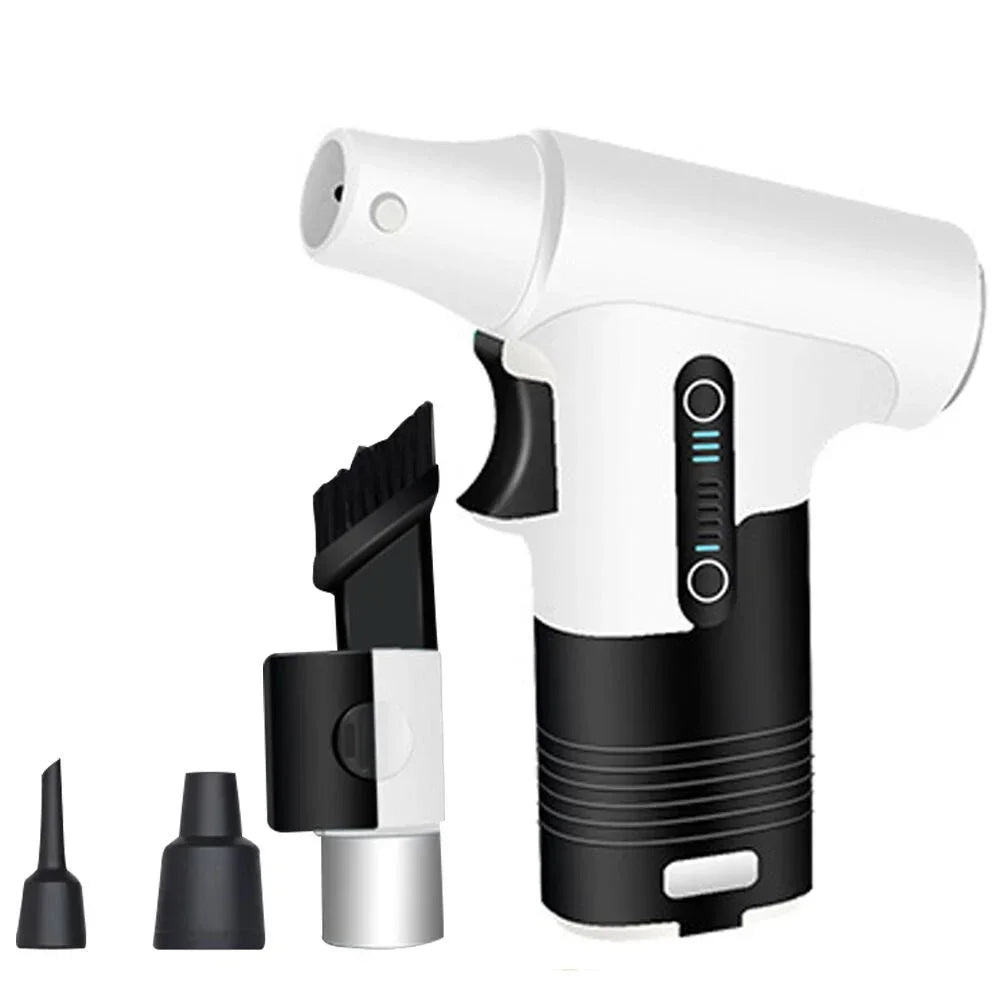 High-Speed Air Blower Turbo Jet Fan – 130,000RPM / 120,000RPM Brushless Motor, Handheld, USB Rechargeable Dust Cleanerl