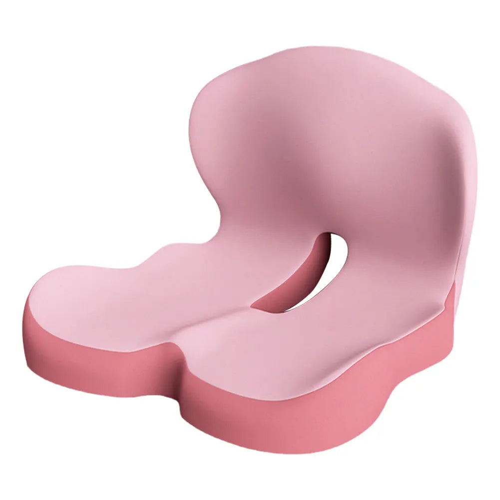 Memory Foam Office Chair Cushion with Lumbar Support – L-Shaped Seat & Backrest Pad for Car, Truck & Home Office