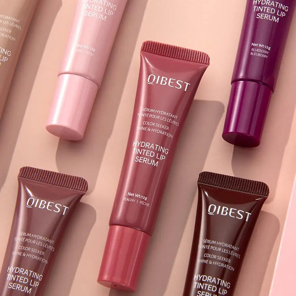 12G Colored Lip Gloss Liquid Hydrating And Moisturizing, Light And Shiny Lip Balm, Water Gloss Lip Glaze Moisturizing Lip Milk