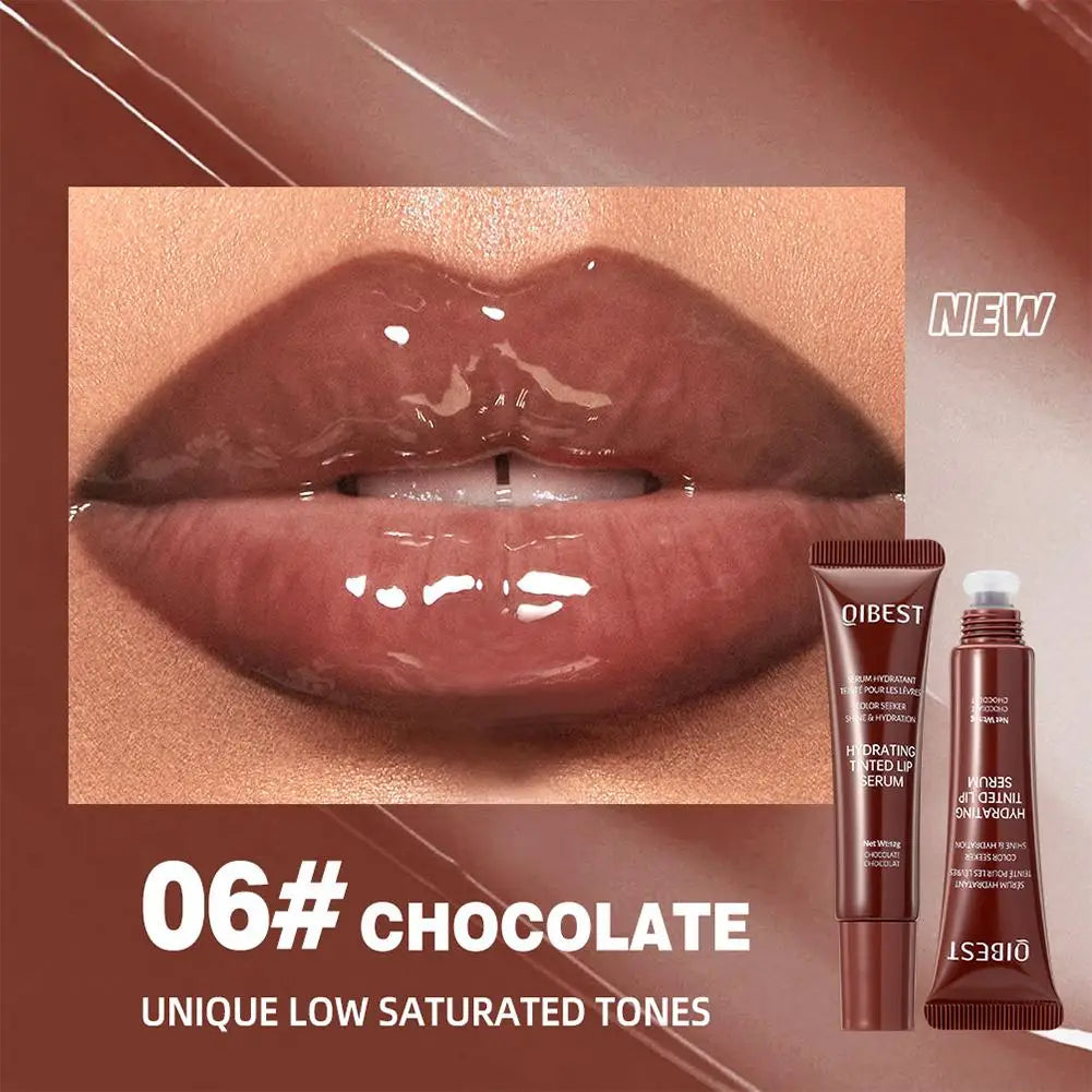 12G Colored Lip Gloss Liquid Hydrating And Moisturizing, Light And Shiny Lip Balm, Water Gloss Lip Glaze Moisturizing Lip Milk