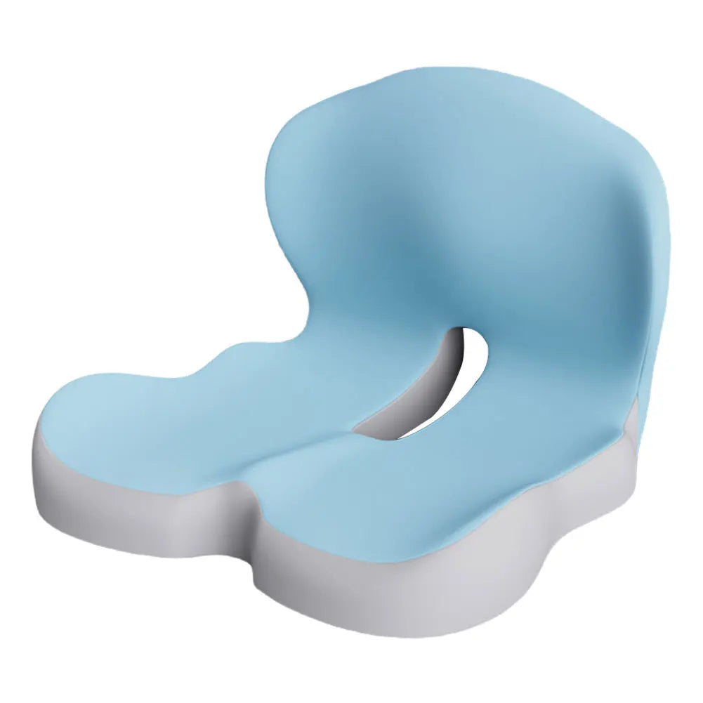 Memory Foam L-Shaped Seat Cushion with Lumbar Support – Ergonomic Chair Pad for Office, Car, Truck & Gaming