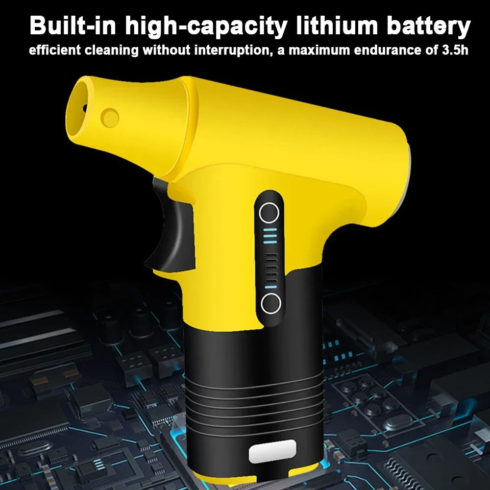 High-Speed Air Blower Turbo Jet Fan – 130,000RPM / 120,000RPM Brushless Motor, Handheld, USB Rechargeable Dust Cleanerl