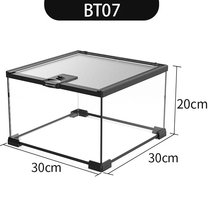 Eco Rainforest Glass Terrarium β Ideal for Lizards, Frogs, Crabs & Spiders