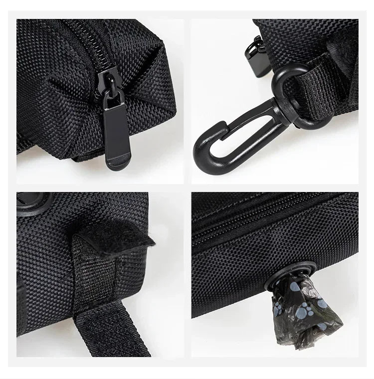 Portable Dog Waste Bag Dispenser with Clip – Compact Poop Bag Holder for Dogs, Cats & Outdoor Walks