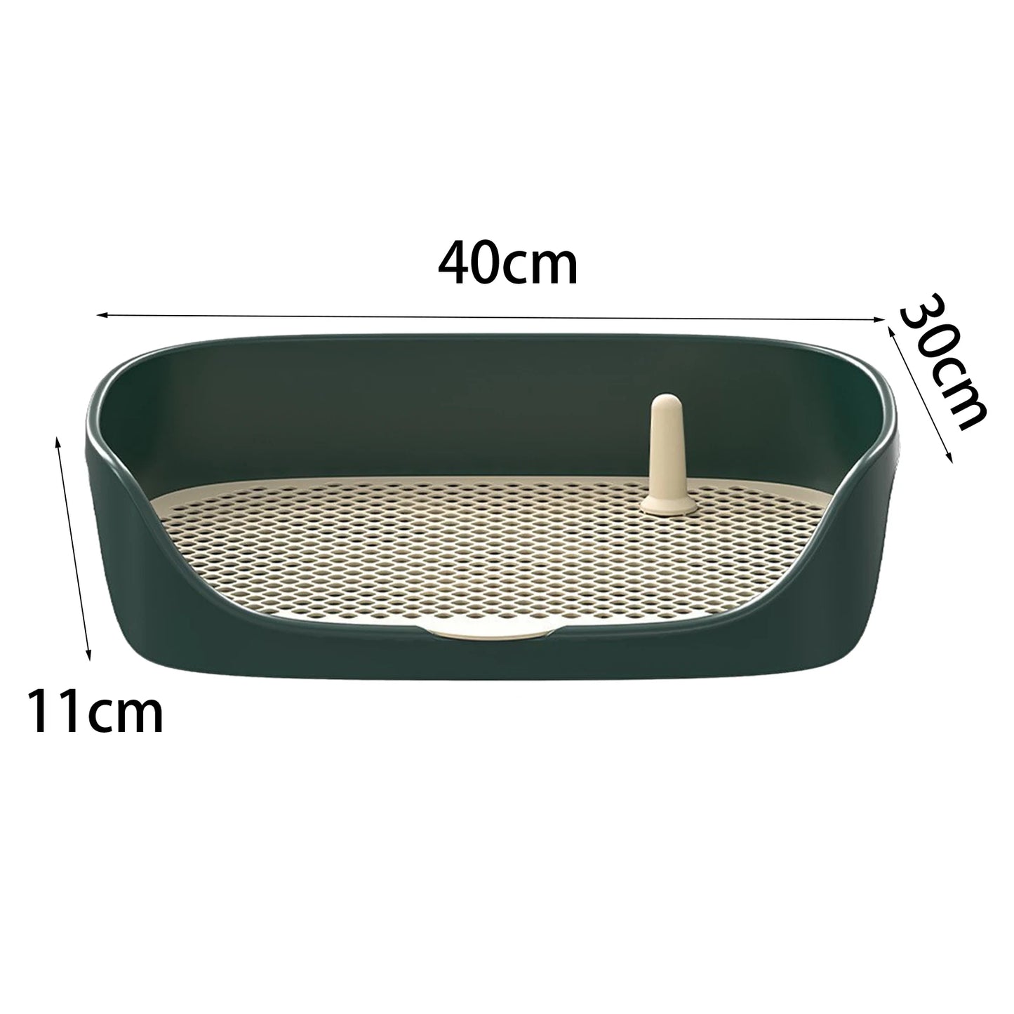 "Portable Indoor Dog Toilet β Anti-Splash Potty Training Tray for Puppies & Small Dogs"