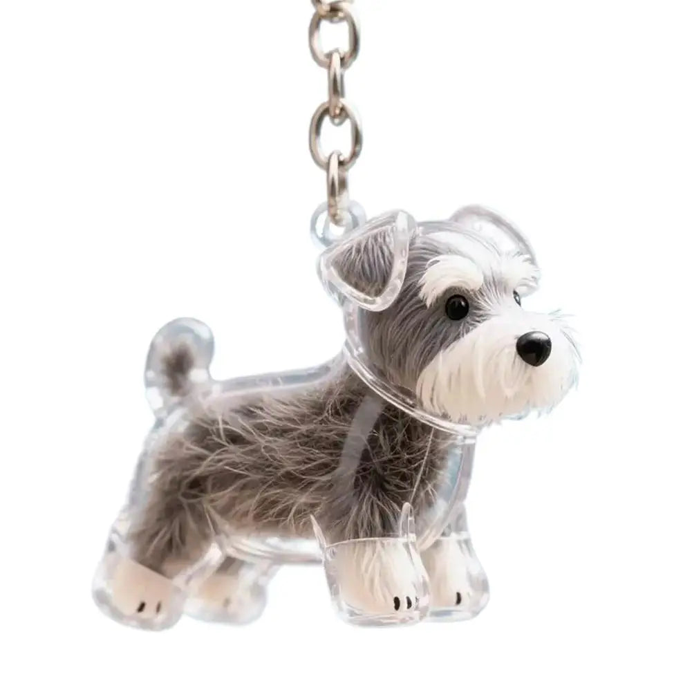Pet Hair Keepsake Capsule – Memorial Keychain Bottle for Dog & Cat Fur | Transparent DIY Storage Pendant"