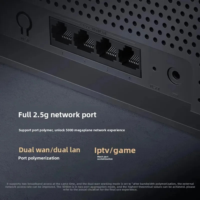 Xiaomi BE6500 WiFi 7 Router – 2.5G LAN, Dual-Band, 4-Core Qualcomm, Mesh Support