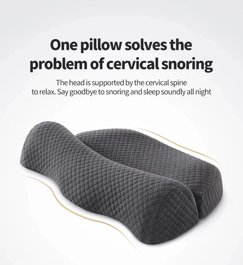 Ergonomic Memory Foam Cervical Pillow – Orthopedic Contour Bed Pillow for Side & Back Sleepers | Neck Pain Relief
