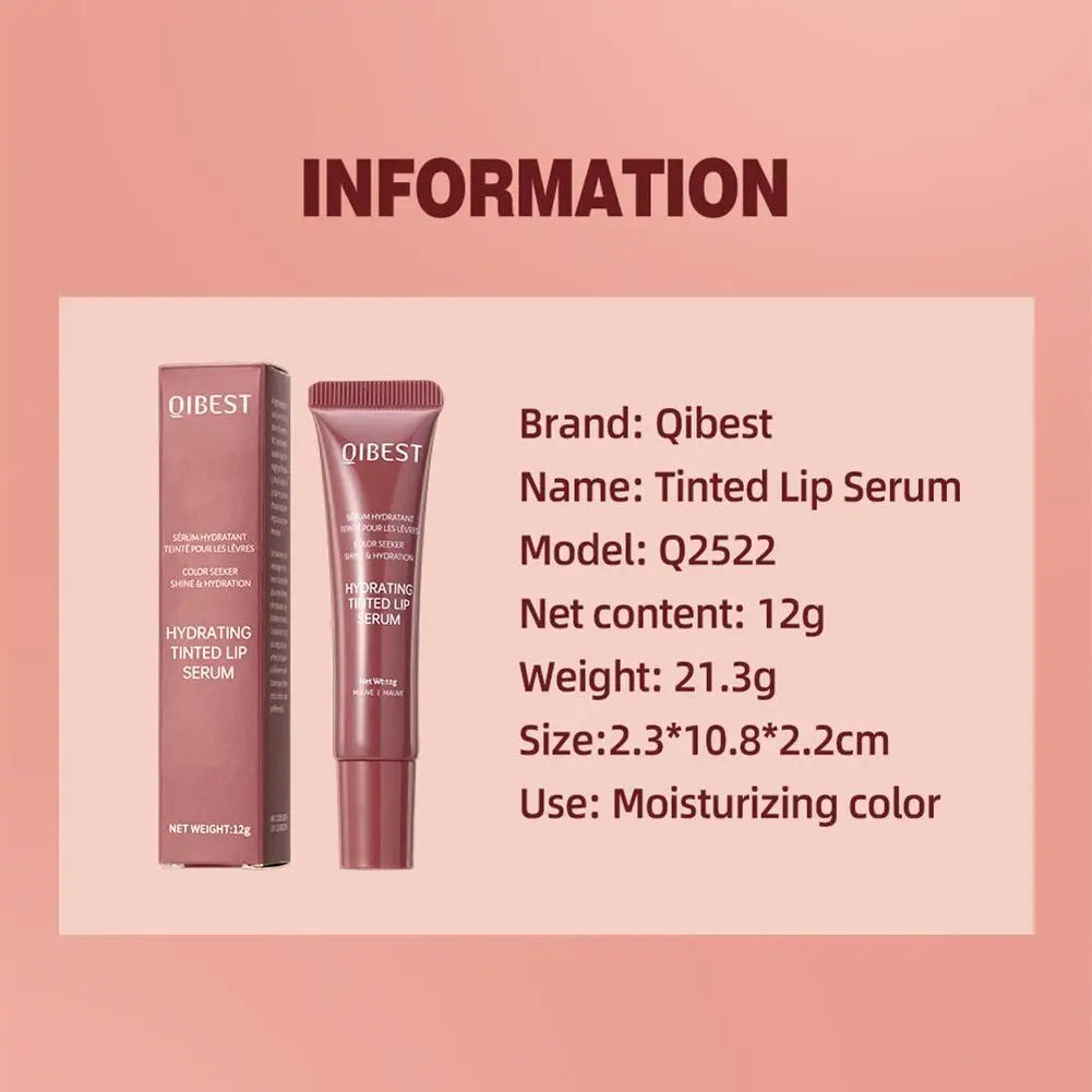 12G Colored Lip Gloss Liquid Hydrating And Moisturizing, Light And Shiny Lip Balm, Water Gloss Lip Glaze Moisturizing Lip Milk