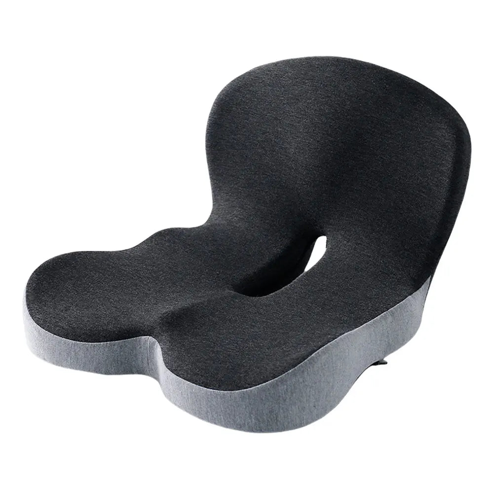 Memory Foam L-Shaped Seat Cushion with Lumbar Support – Ergonomic Chair Pad for Office, Car, Truck & Gaming